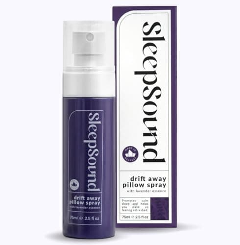 Sleep Sound Lavender Pillow Mist | Calming Bedtime Spray for Relaxation & Nighttime Routine | Long-Lasting Aromatherapy Mist Scent Bottle