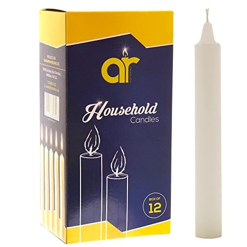 Long-Burn Emergency & Church Candles, Pack of 4