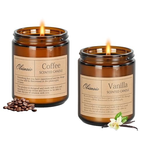 Scented Candles for Home for Men and Women, 2 Pack