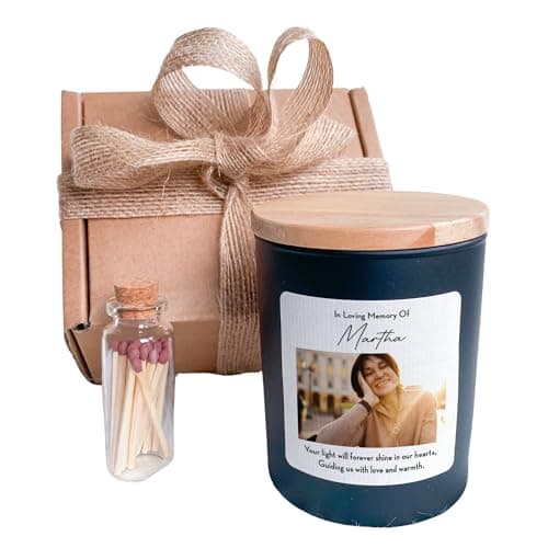 Personalised Scented Candle, In Loving Memory Of