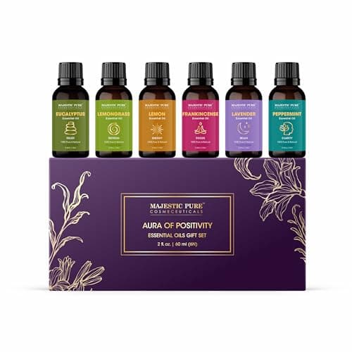 Majestic Pure 100% Pure Essential Oil Set - 6 x 10ml