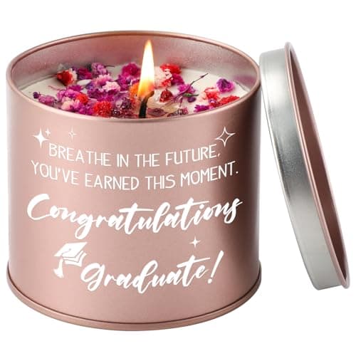 PRSTENLY Graduation Gift for Her 2026, Happy Graduation 9oz Scented Candle
