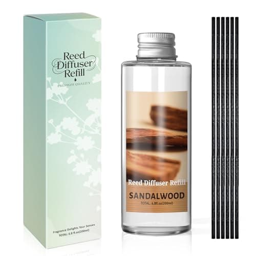 SCENTORINI Sandalwood Reed Diffuser Refill Oil 200ml Home Fragrance