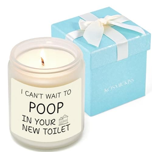 New Home Gifts, House Warming Gifts New Home, Funny House Warming Gift for Best Friend Couple Family, Ideas Housewarming Presents for Neighbours Lavender Soy Wax Candle