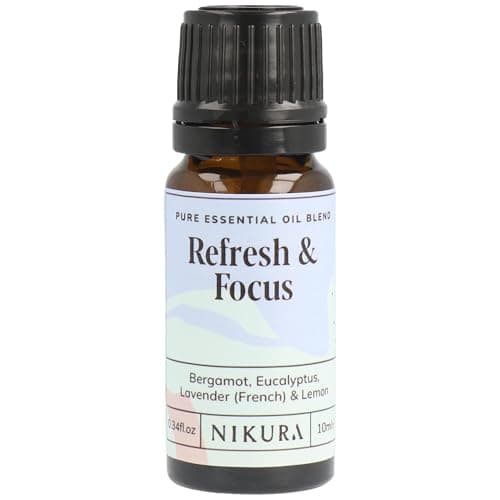 Lemon & Eucalyptus Focus Essential Oil Blend, 10ml