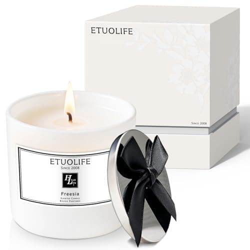 Candles Gifts for Women Men,High-end Luxury Scented Candle Gift Natural Soy Wax Candles with Long Burning Time Promotes Sleep Relieves Stress,Perfect for Bath Yoga Wedding Valentine's Day Mother's day