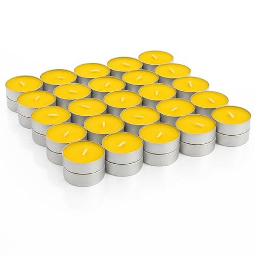Citronella Tealights Pack of 50, 4 Hour