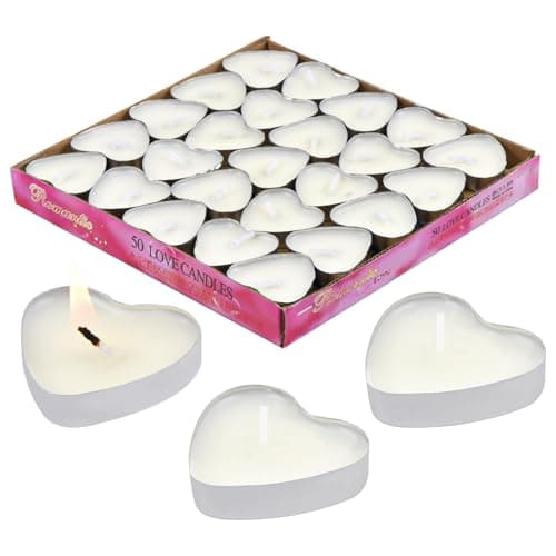 Heart-Shaped Tealight Set, Valentine's