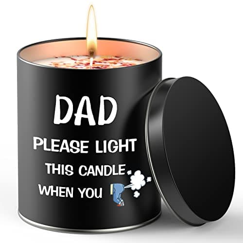 Christmas Candles Gifts for Stepdad Dad,9oz Candles,Dad Gifts for Men