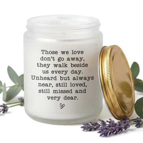 Lavender & Eucalyptus Sympathy Candle, White