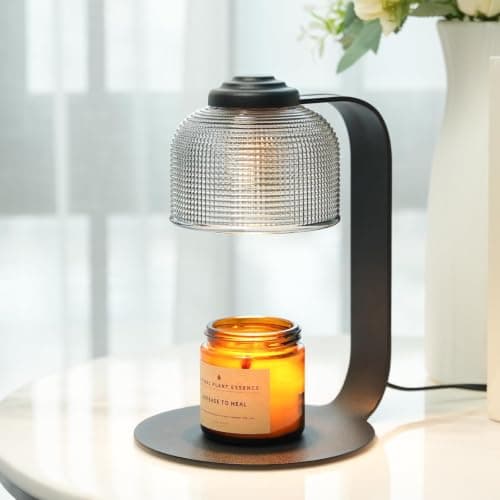 WYghyronic Candle Warmer Lamp, Timer & 4-Level Dimmer, Minimalist Design