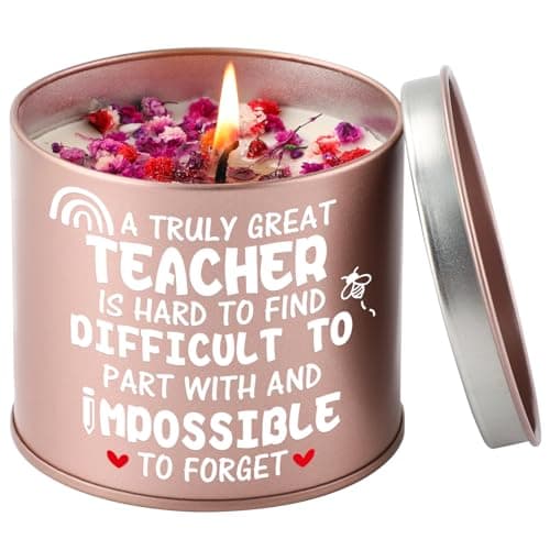 PRSTENLY Teacher Gifts for Women, 9OZ Scented Candles Thank You Teacher