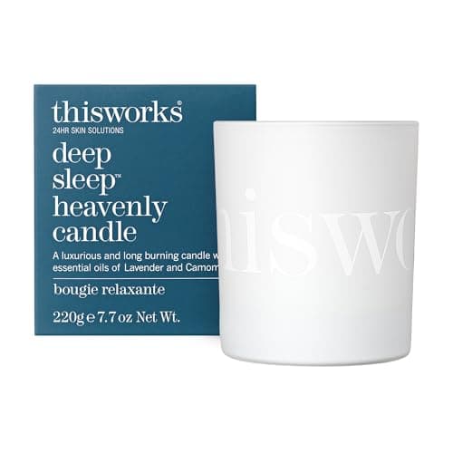 This Works Deep Sleep Heavenly Candle, Hand-Poured Scented Candle, 220g