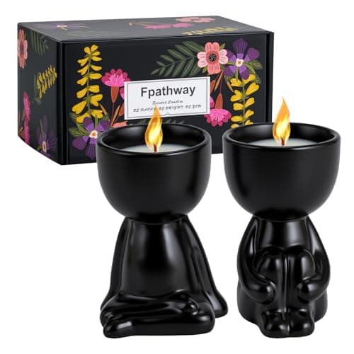 Fpathway Scented Candles Gifts for Women, 2-Pack Natural Soy Wax Candle