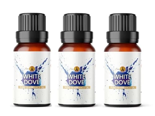Aroma Energy White Dove Soap Inspired Fragrance Oil for Diffusers, 3x10ml