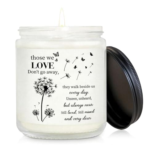 Sympathy Gift for Loss of Loved One, Memorial Candle, Remembrance Candle for Home Decor, Sorry for Your Loss Gifts, Thinking of You Gifts for Grieving Friends & Family