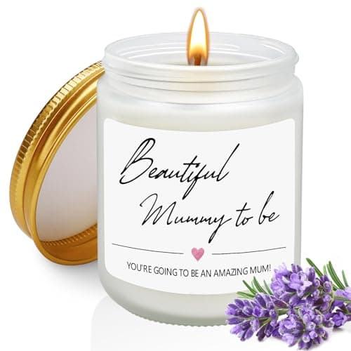 Mum to Be Gifts, Mummy to Be Gifts, Beautiful Mummy to Be Lavender Scented Candle, New Mum Gift Pregnancy Gift, 7 oz