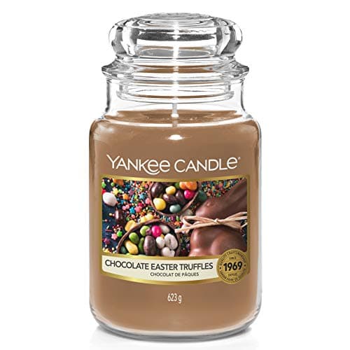 Yankee Candle Scented Candle | Scented Candle | Chocolate Easter Truffles Large Jar Candle | Burn Time: Up to 150 Hours (1629896E)