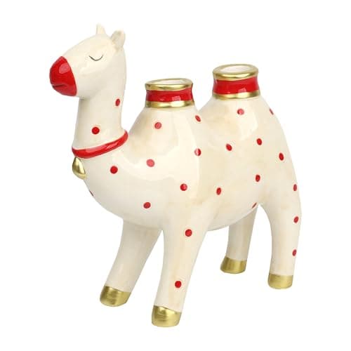 Talking Tables Ceramic Candle Holder Camel Shaped Candle Stand Candlestick Holder Indoor Outdoor Table Decorations Centrepiece Candelabra Home Décor Dinner Party Birthday Wedding