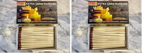 Bryant & May Extra Long Safety Matches, Wood (Pack of 2)