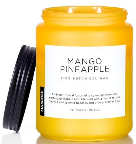 Mango Pineapple Soy Wax Candle, 550g