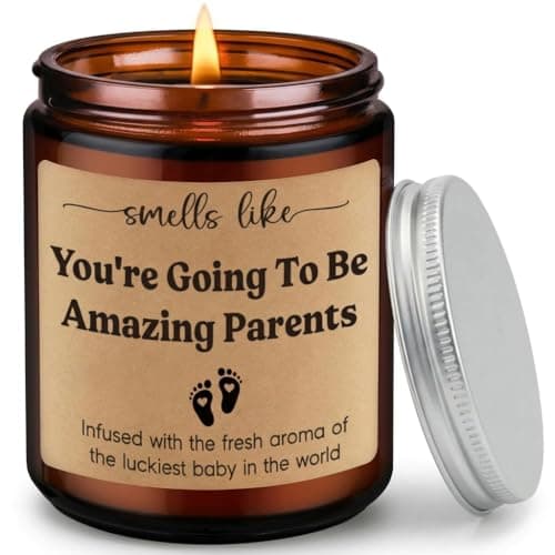 Lavender Scented Soy Candle, Gender Reveal
