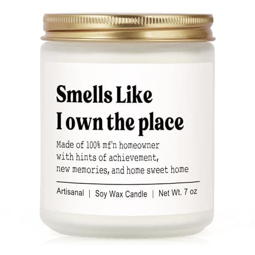 House Warming Gifts New Home, Funny Housewarming Scented Candle