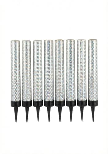 TC Toys 8X Silver Ice Fountain Candles for Cakes & Bottles (12cm) – Indoor Sparklers for Birthdays, Weddings & VIP Bottle Service – Low Smoke, Gold Sparkle Effect Cake Toppers
