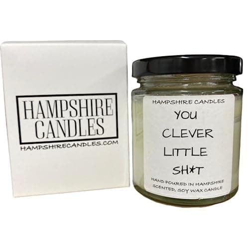 Well Done Candle Gift | Highly Scented | Natural Eco Soy Wax | Handmade | Funny Congratulations Present | Clever Little (RELAX)
