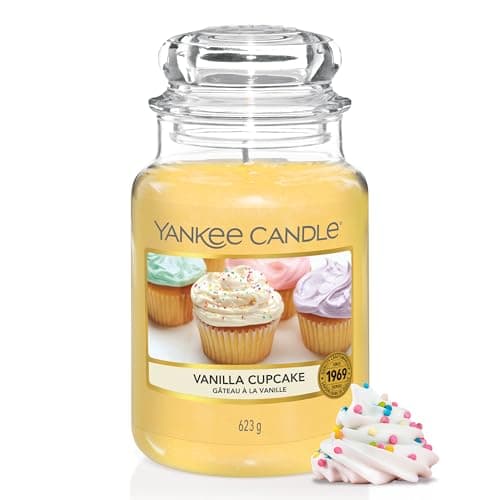 Yankee Candle Scented Candle | Vanilla Cupcake Large Jar | Long Burning Candles: up to 150 Hours | Perfect Gifts for Women
