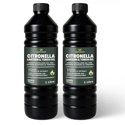 CUQOO Citronella Oil for Garden Burners | Mosquito Repellent Torch Oil 2L