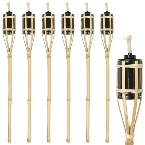 Bamboo Garden Torches, Set of 4