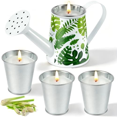 Citronella Candle Outdoor, 4 Pack