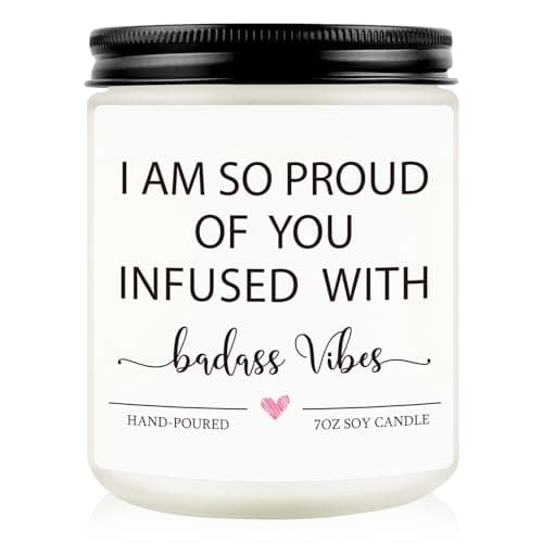 Congratulations Gifts, Proud of You Gift - 7 oz Candle (Lavender)