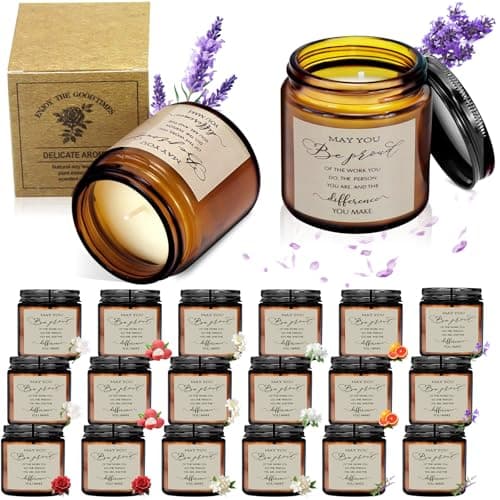 10 Pcs Small Scented Candles Jar Wedding Favour, 100 ml Aromatherapy Candle