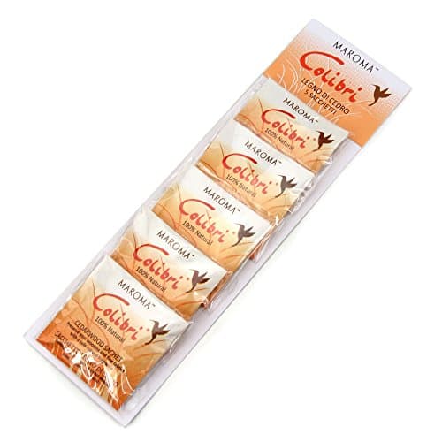 Cedar & Vetiver Wardrobe Sachets, Pack of 4