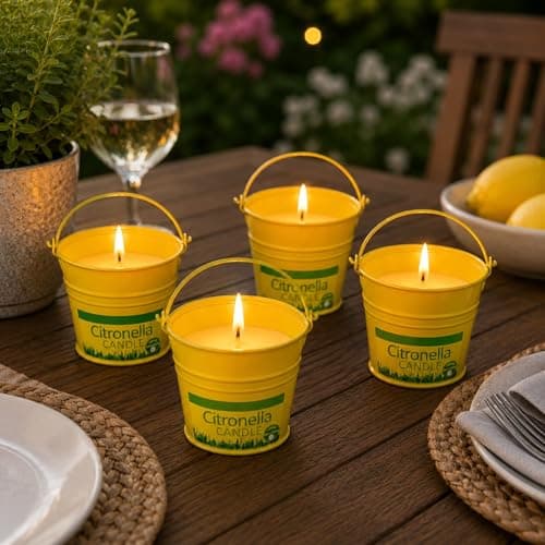 Citronella Garden Candle Bucket, 400g
