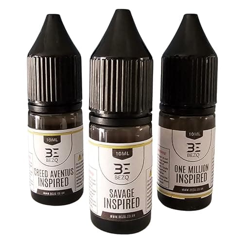 BEZQ (Pack of 3) * 10ml Oil Refill Scent Aventos Inspired, One MIllio, Savage Suitable for CAR Diffuser, USB diffusers,Candle Scented Making Wax Melts Diffuser Reed