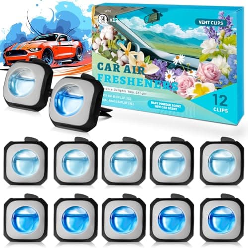 Scent-Hi Car Air Freshener Vent Clips 12 Pack