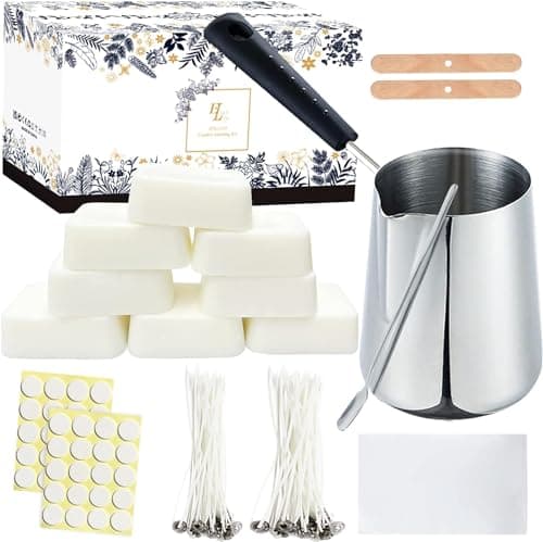 ETUOLIFE Candle Making Kit, Candle Making Supplies Include Soy Wax, Candle Wax Melting Pot, Magic Paper, Candle Wicks and More-Full Candle Making Kits for Adults Beginner, Make Your Own Candles