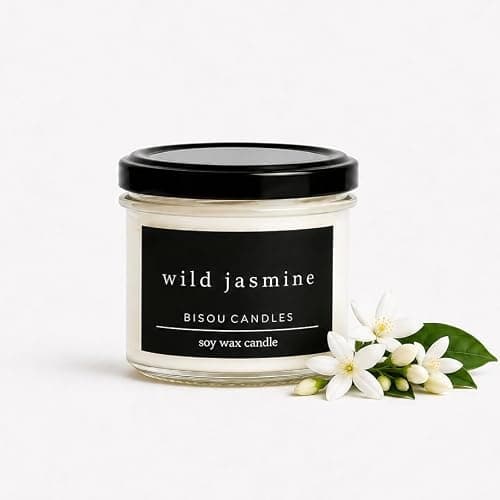 Wild Jasmine & Freesia Coconut-Soy Candle, 220g