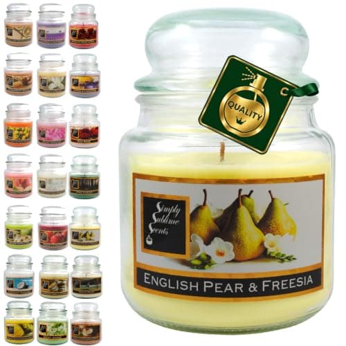 SIMPLY SUBLIME SCENTS - Luxury Scented Candle - English Pear and Freesia