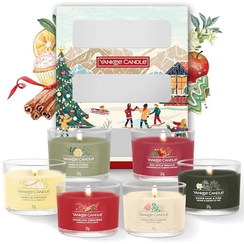 Yankee Candle Christmas Scented Candles Gift Set | 6 Mini Filled Votive Candles | Après Ski Collection | Perfect s for Women