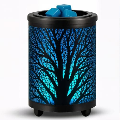 Touch-Sensor Electric Wax Warmer with Colour-Change Light