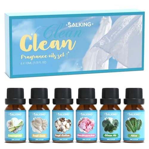 Lemongrass & Fresh Cotton Diffuser Oils, 4 Scent Gift Set