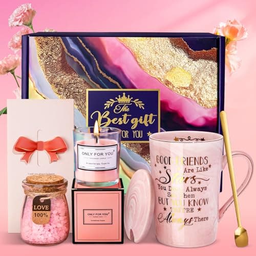 Best Friend Birthday Gifts for Women, Friendship Pamper Hamper Bestie Gift