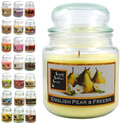 SIMPLY SUBLIME SCENTS - Luxury Scented Candle - English Pear and Freesia