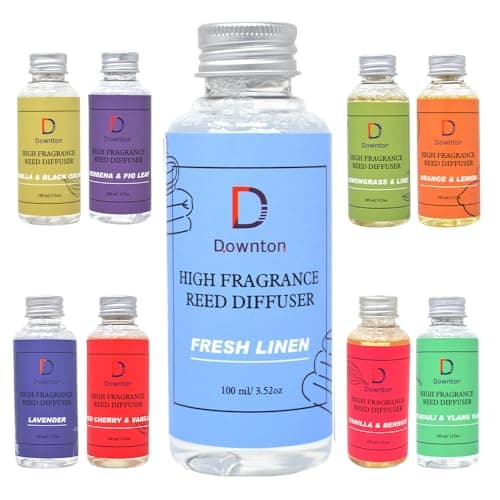 Reed Diffuser Oil - 100ml Refill Bottle, Luxury Aromatic, Soothing Fragrance, Aromatherapy Scent Oils Wax | Home Essential Scented Perfume | Calm Mind - Refresh and Revitalize Your Space