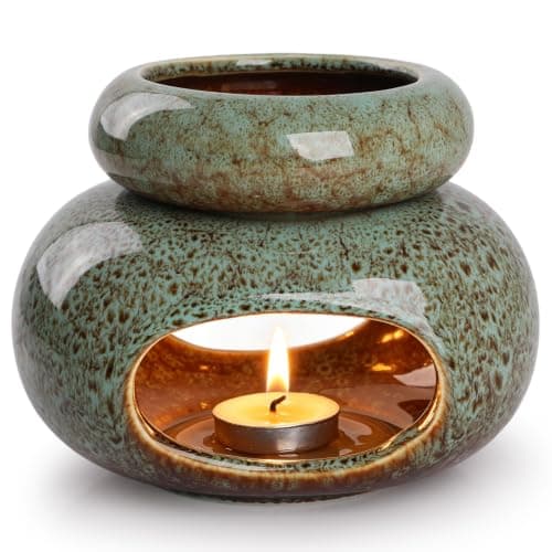WD&CD Wax Melt Burner, Ceramic Oil Burners Aroma Diffuser Aromatherapy