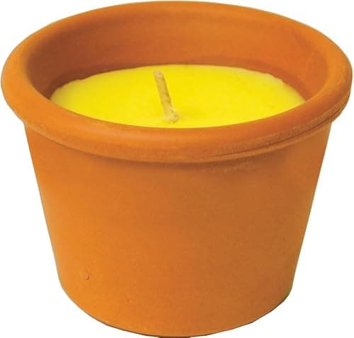 Terracotta Garden Candle Pot, 500g